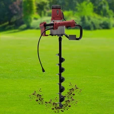 Electric Post Hole Digger Post-Hole Digger Electric Auger Digging Drill 1500W