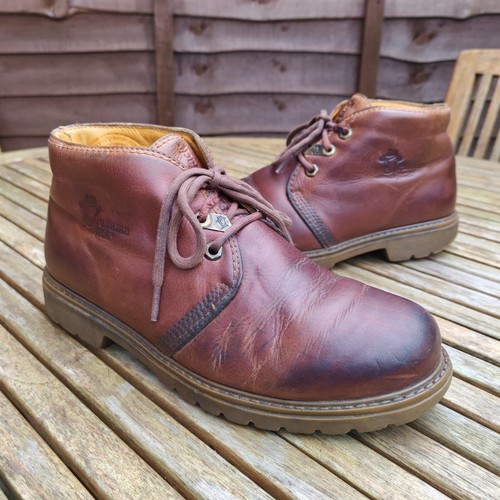 Panama Jack Brown Leather Boots UK 7 EU40 Ankle Lace up Waterproof Made in Spain - Picture 6 of 23