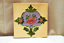 Carreaux Anciens Art Nouveau Céramique Majolique Saji Japon Décor Architectural