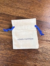 Authentic Louis Vuitton Drawstring Dust Bag 2.2x2.8  For Jewelry  1 Piece 