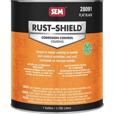 Sem Products 28091 Rust Shield  2.8 Flat Black