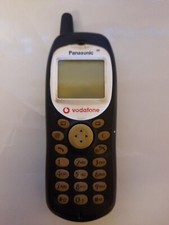 Panasonic GD35 Black Ice Rare Collectors Phone 2001 Monochrome graphic WAP 1.1