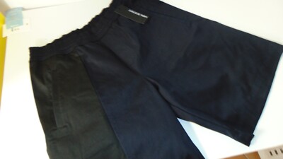 NEIL BARRETT AUTHENTIC 48 BLAU-SCHWARZ 380,00 BAUMWOLLE BERMUDA