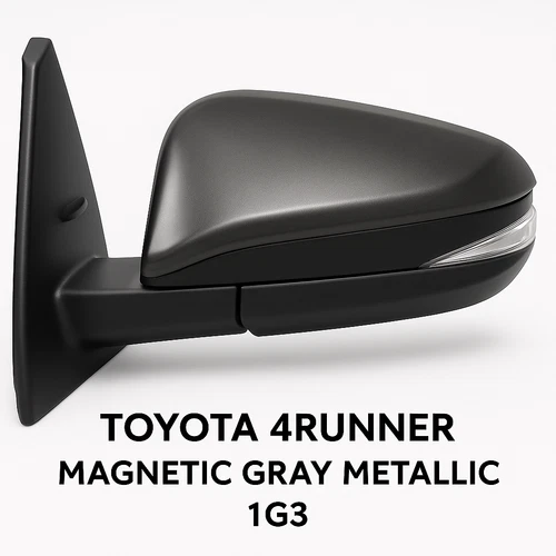 NEW GRAY Mirror Fits 2014-2023 Toyota 4Runner Driver Left Signal, heat, puddle