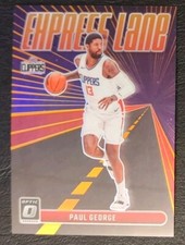 2023-24 Donruss Optic Paul George Express Lane Orange Prizm Serial #16/39