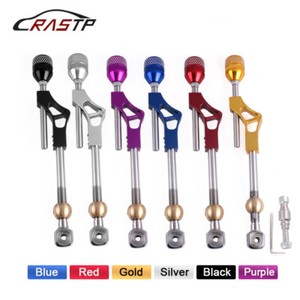Black Aluminum K-Tuned Shift Knob Extender Adjustable Shifter Lever For Honda Black Aluminum K-Tuned Shift Knob Extender Adjustable Shifter Lever For Honda