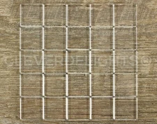 1" Square Glass Tiles - Clear - 1 Inch Solid Glass - Crafts DIY - 20 50 100 500