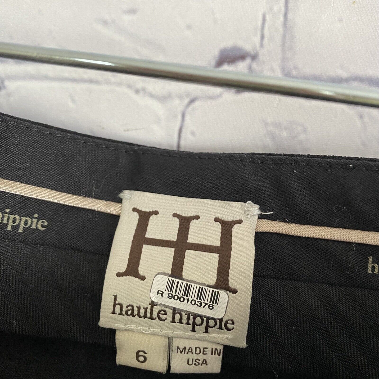 Haute Hippie Womens Zipper Fly Trouser Pants Blac… - image 2