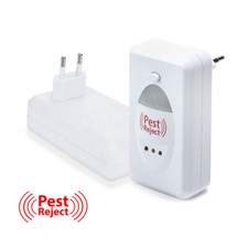 2pz SCACCIA INSETTI PEST REJECT REPELLENTI CONTRO MOSCHE ZANZARE AD ULTRASUONI