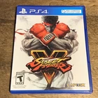 Street Fighter V (Sony PlayStation 4, 2016)complete in box Capcom