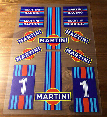 Kopen 12 X Rally Aufkleber Martini Retro Vintage Oldtimer Rennsport Racing