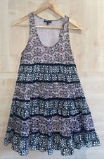 TOPSHOP Boho Tiered Mini Dress Sz 10