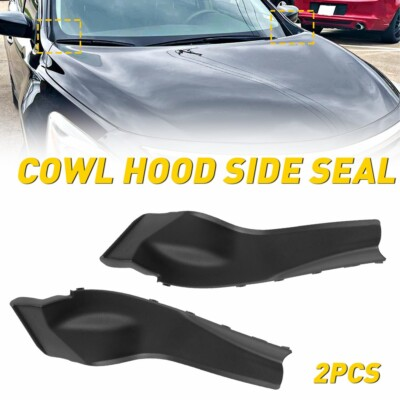 #ad 1Pair Corner Windshield Wiper Cover Cowl for Nissan Altima 2013 2015 Black USA $14.24