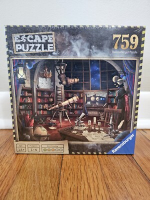New & Sealed - SPACE OBSERVATORY Ravensburger Escape Puzzle 759 Piece Puzzle