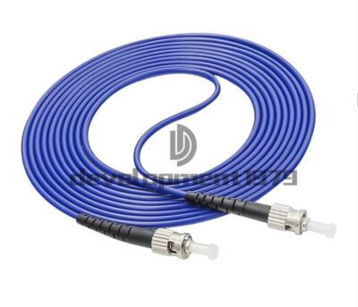 ST to ST UPC Fiber Patch Cord SM Simplex 3.0mm Armored Fiber Optic Cable 100M