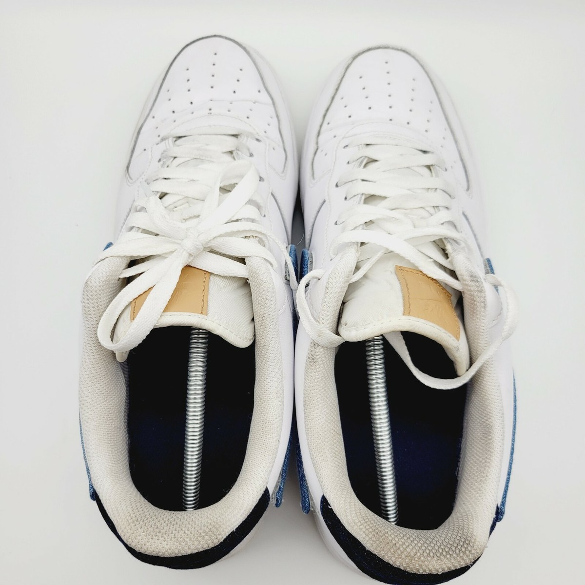 Nike Air Force 1 '07 LV8 3 Low Removable Denim Swoosh White CT2253