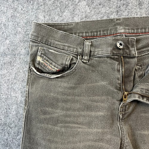 Diesel Damen Jeans Slim Bootcut Grau Denim Stretch Faded W30 L36 Bootzee - Bild 3 von 13