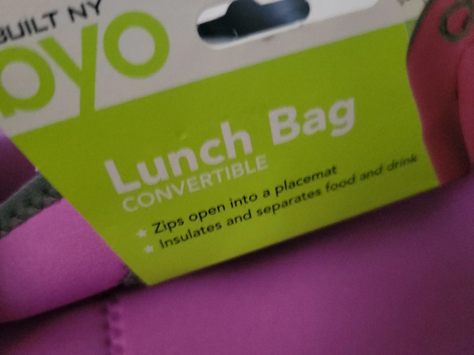 Kit de bolsa de almuerzo convertible BUILT NY Byo compartimento aislado cremallera alrededor Foto 3 de 4