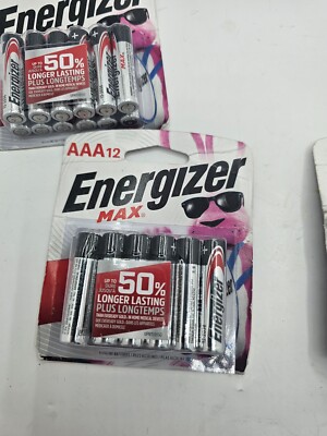 ( QTY 36 ) Energizer Max AAA12 Batteries Max Triple A Alkaline 039800048783