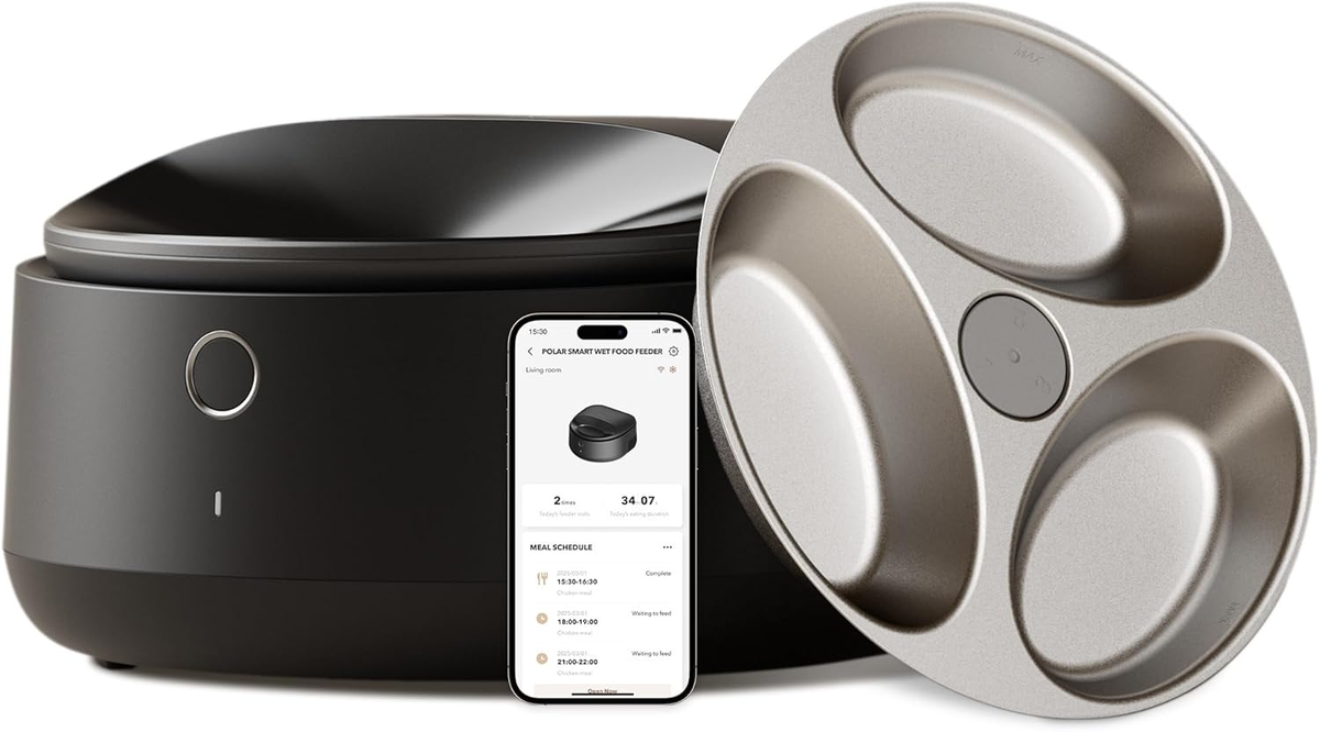 PETLIBRO Polar Automatic Wet Food Cat Feeder - Smart App, 3-Day Cooling, Stainless Steel Bowl