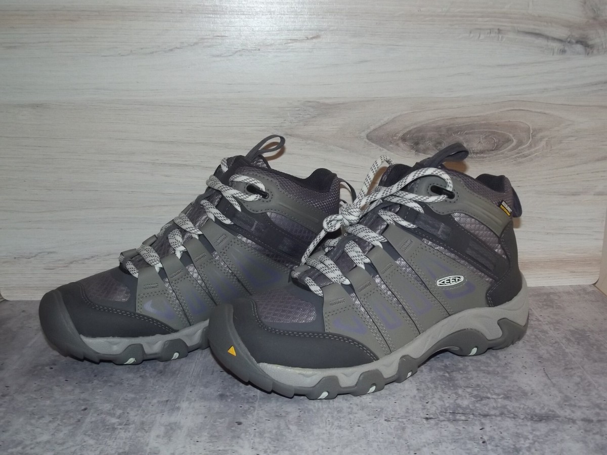 KEEN Men\'s Oakridge Mid Waterproof Hiking Boot gray sz 9 KEEN Oakridge Mid Waterproof Hiking Boot - Women main image 2