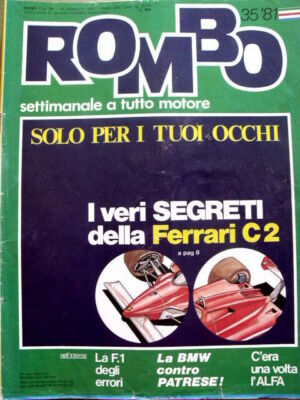 ROMBO n�35 1981 I Veri segreti della Ferrari C2 - C'era una vola ALFA [P26]