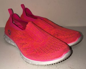 skechers memory foam womens orange