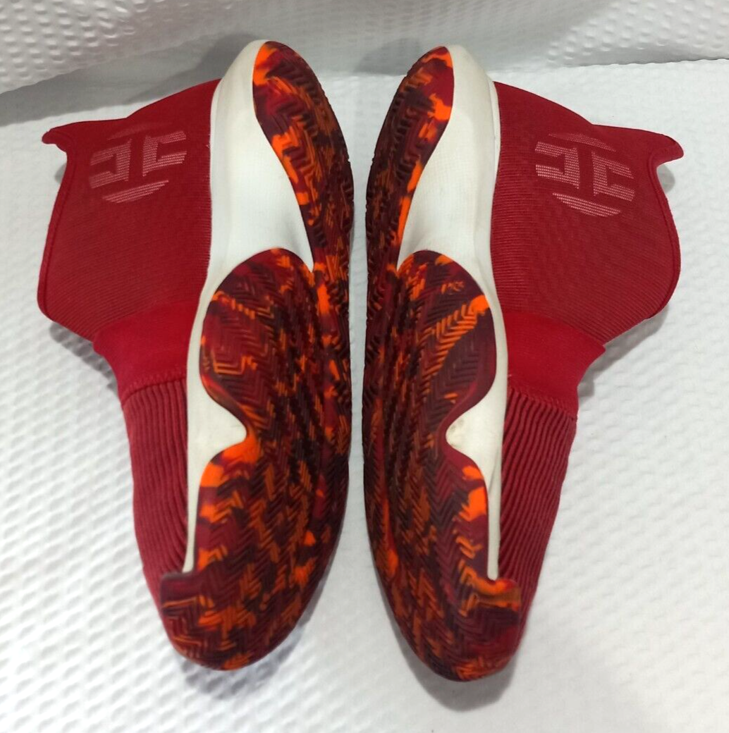 Adidas Harden B/E Men Red/Solar Orange Basketball Shoes US 