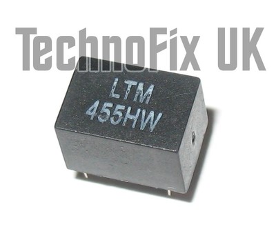 Filtro CFWM455H ALFYM455H Filtro Cerámico LTM455HW 455kHz - Ancho 6kHz, Reemplaza CFWM455H Y ALFYM455H Filtro Frecuencia Intermedia