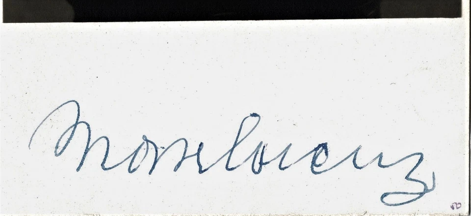 Tenor MAX LORENZ Autograph Signed Photo as Tristan - Wagner Heldentenor w/ CoA - Image 2 of 2