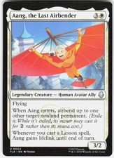 Aang, the Last Airbender 4 Avatar: The Last Airbender Magic: The Gathering NM