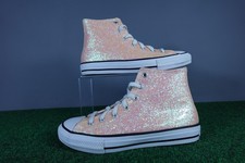 Converse Chuck Taylor All Star Shoes Youth Size 5 Pink Glitter High Top