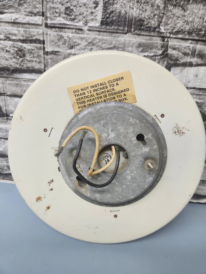 VINTAGE MCM FASC 1250 RADIANT CEILING HEAT FAN. WORKS. 1960S/1970S. - Image 2 of 4