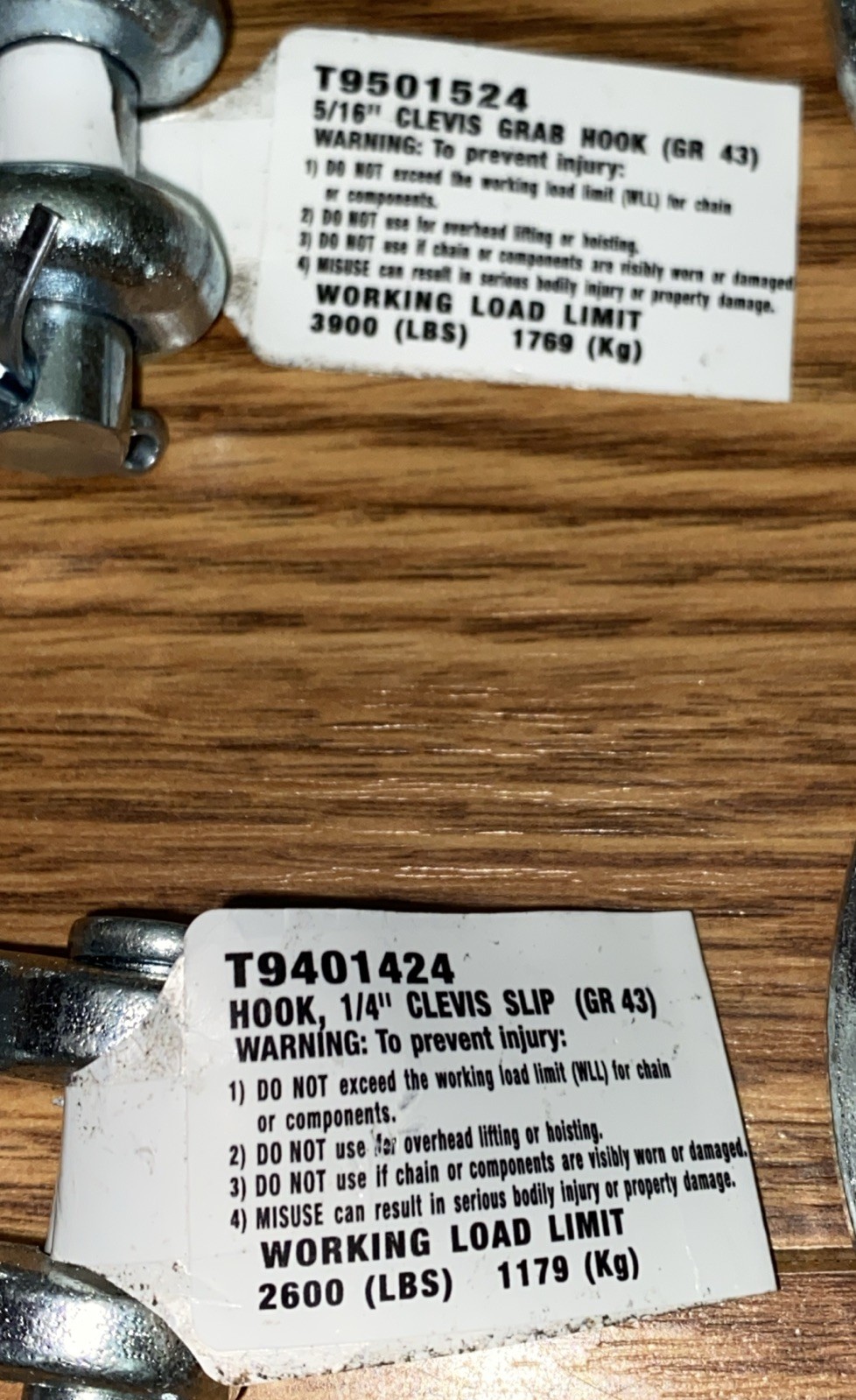 NEW Campbell Clevis Grab & Slip Hook Lot Of 7    FREE SHIPPING