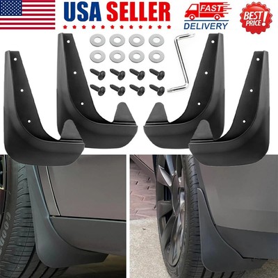 4PCS Car Mud Flaps Splash Guards For Front Rear Auto Accessories Universal USA