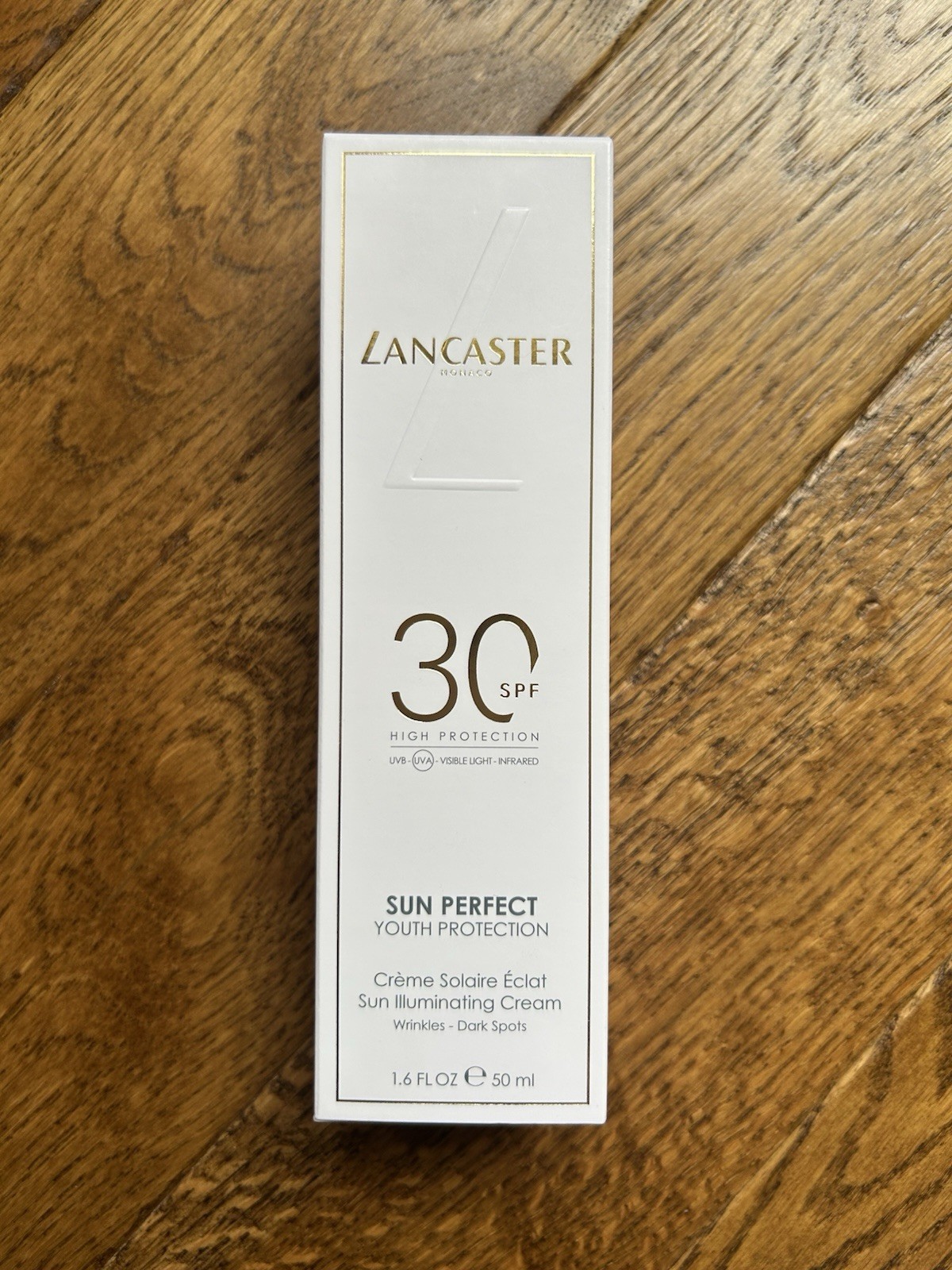 Lancaster Sun Perfect Youth Protection Sun Illuminating Cream, SPF30 50ml (BNIB)