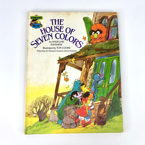 Das Haus der sieben Farben Sesamstraße Book Club Hardcover 1985 Ernie Bert