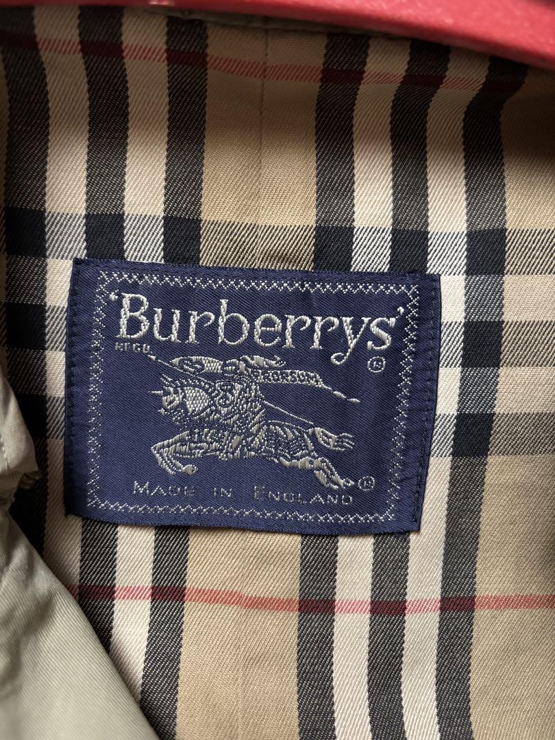 Burberry Vintage Trench Coat Cotton With Check Pattern Size L For Women thumbnail 4