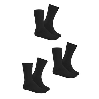 Hudson Unisex Socken 3er-Pack Schwarz Größe
