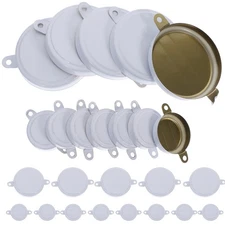 80 Pcs Oil Drum Seal Caps Iron Bung Caps Drum Plugs for 200 Barrels