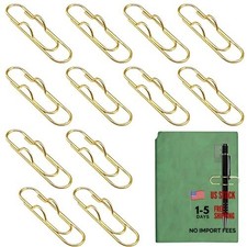 12Pcs Metal Pen Clip for Notebook, Portable Pen Holder Clip Pencil 12psc-golden