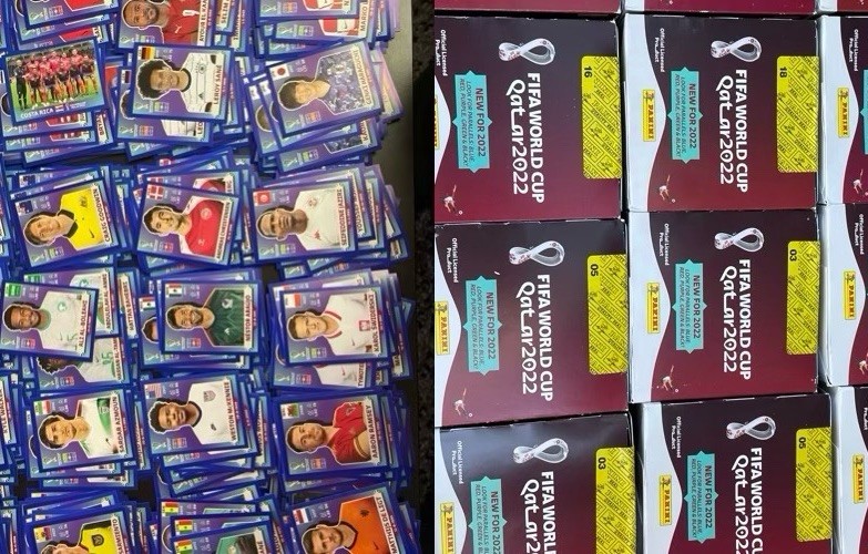 Panini World Cup Qatar 2022 BLUE Parallel Stickers YOU PICK (POL - CAN)