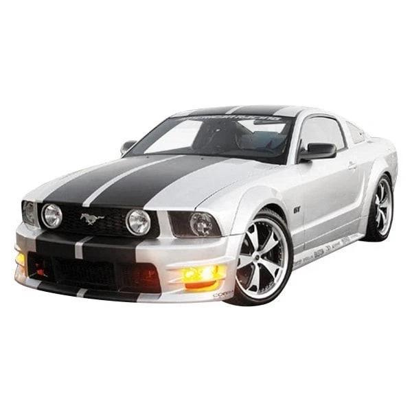 For Ford Mustang 05-09 Fender Flares GT500 Style Wide Body Fiberglass Front & — 第 4/4 张图片