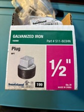 Southland Galvanized iron plug 1/2"  box of 20 part # 511-803HN