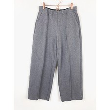 Everlane The Dream Pant Heather Grey Wide Leg Pintuck Trousers Small