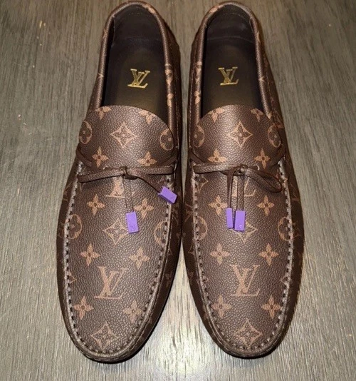 Louis Vuitton Moccasin Brown Casual Shoes for Men for sale - eBay