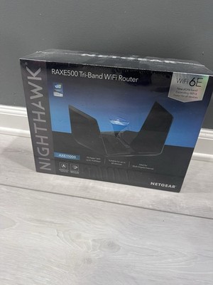 NETGEAR RAXE500 Nighthawk AXE11000 Tri-Band WiFi 6E Router Black