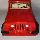 Tonka Vintage Red Jeep Convertible