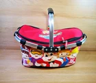 Jollibee fast food Promotional foldable collapsable thermal picnic backet