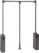 - Appendiabiti per Armadio Sway, Barra Appendiabiti Saliscendi Larghezza Regolab